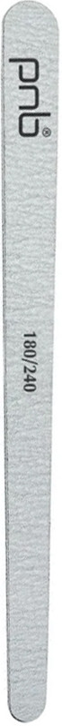 Пилка для нігтів дерево краплеподібна вузька 180/240 Nail file Gray Wood PNB, 1 шт