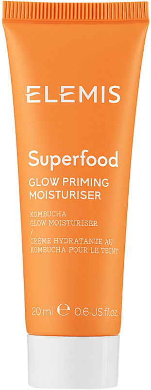 Зволожувальний праймер для сяяння шкіри ELEMIS Superfood Glow Priming Moisturiser тревел, 20 мл