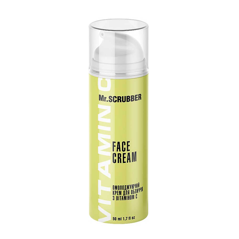 Крем для обличчя, що омлоджує Vitamin C Face Cream Mr.SCRUBBER, 50 мл
