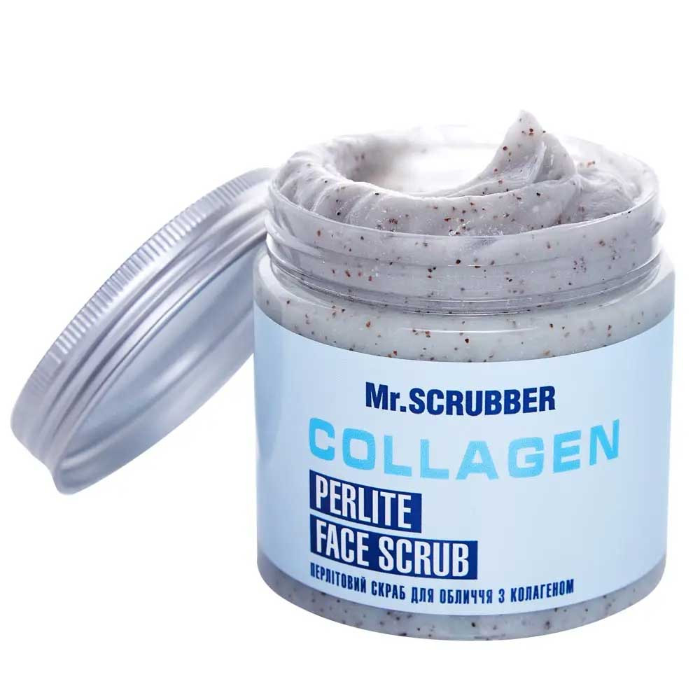 Перлитовый скраб для лица с коллагеном Collagen Perlite Face Scrub Mr.SCRUBBER, 200 гр