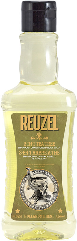 Засіб для миття голови та тіла 3-in-1 Tea Tree Reuzel, 350 мл