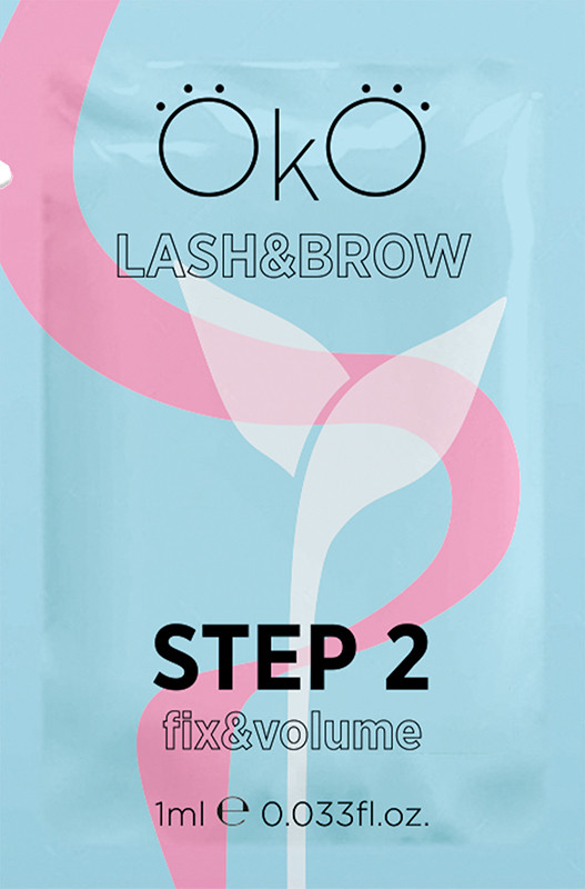 Состав для ламинирования ресниц в саше OKO STEP 2 FIX&VOLUME, 1 мл