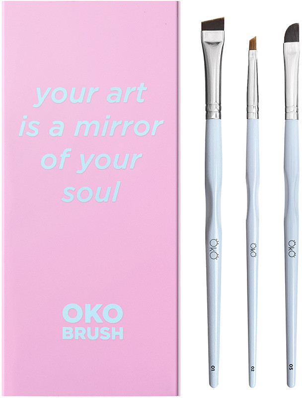 Набір пензликів OKO Your Art is a Mirror of Your Soul на beauty-prof.com Набір пензликів OKO Your Art is a Mirror of Your Soul