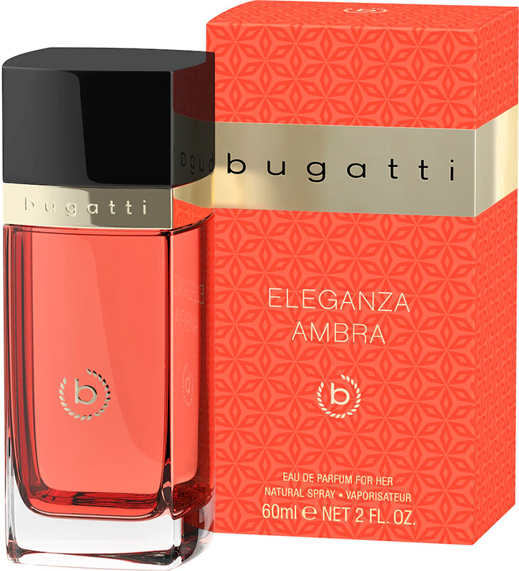 Парфумована вода для жінок Eleganza Ambra Bugatti, 60 мл на beauty-prof.com Фото 2 Парфумована вода для жінок Eleganza Ambra Bugatti, 60 мл Фото 2