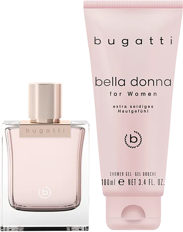 Парфюмерный набор для женщин Bugatti (парфюмированная вода для женщин Bella Donna 60 мл + лос./тела 100 мл) на beauty-prof.com Фото 2 Парфюмерный набор для женщин Bugatti (парфюмированная вода для женщин Bella Donna 60 мл + лос./тела 100 мл) Фото 2