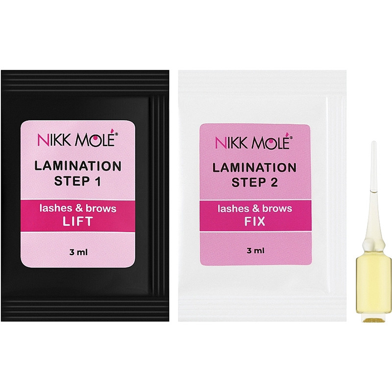 Міні набір для ламінування Mini Set Perfect Lamination System Nikk Mole, 3x3 мл на beauty-prof.com Фото 2 Міні набір для ламінування Mini Set Perfect Lamination System Nikk Mole, 3x3 мл Фото 2