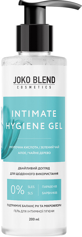 Гель для інтимної гігієни з молочною кислотою Joko Blend 200 мл 