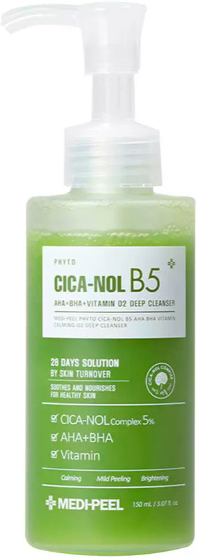 Пінка очищаюча з кислотами Medi-Peel Pitoscycanol B5 Aha Bha Vitamin Caming O2 Deep Cleanser, 150 мл