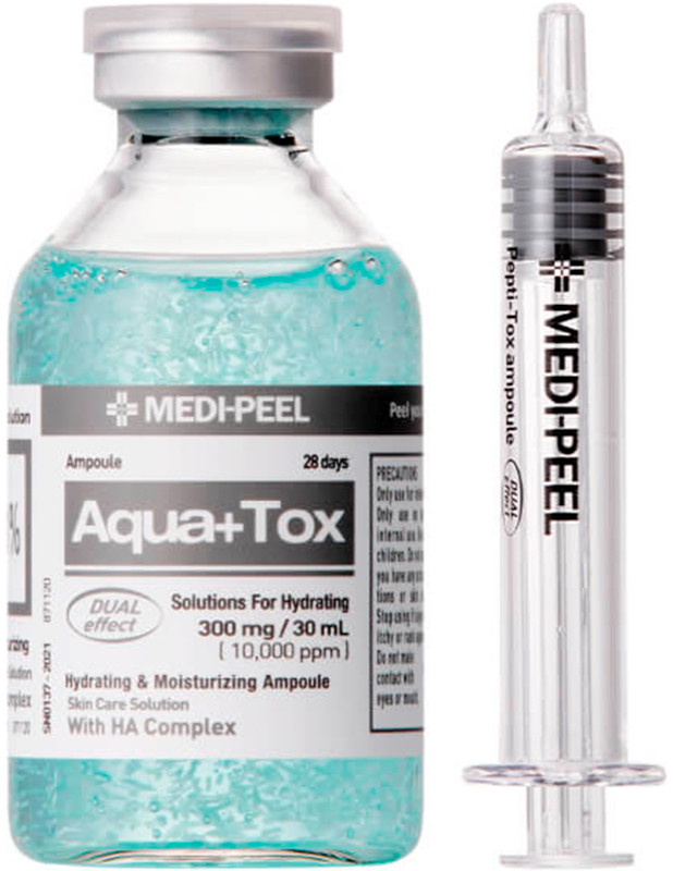 Сироватка зволожувальна з комплексом акваксил Medi-Peel Aqua+Tox Ampoule, 35 мл