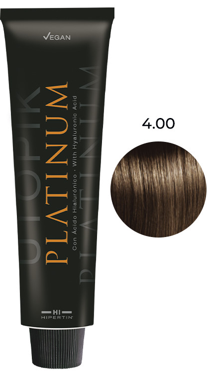 Крем-краска для волос 4.00 каштановый Platinum Hipertin, 100 мл
