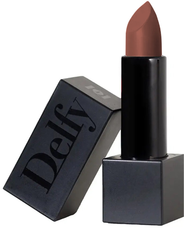 Губная помада с матовым финишем CARAMEL Delfy Black, 4 гр