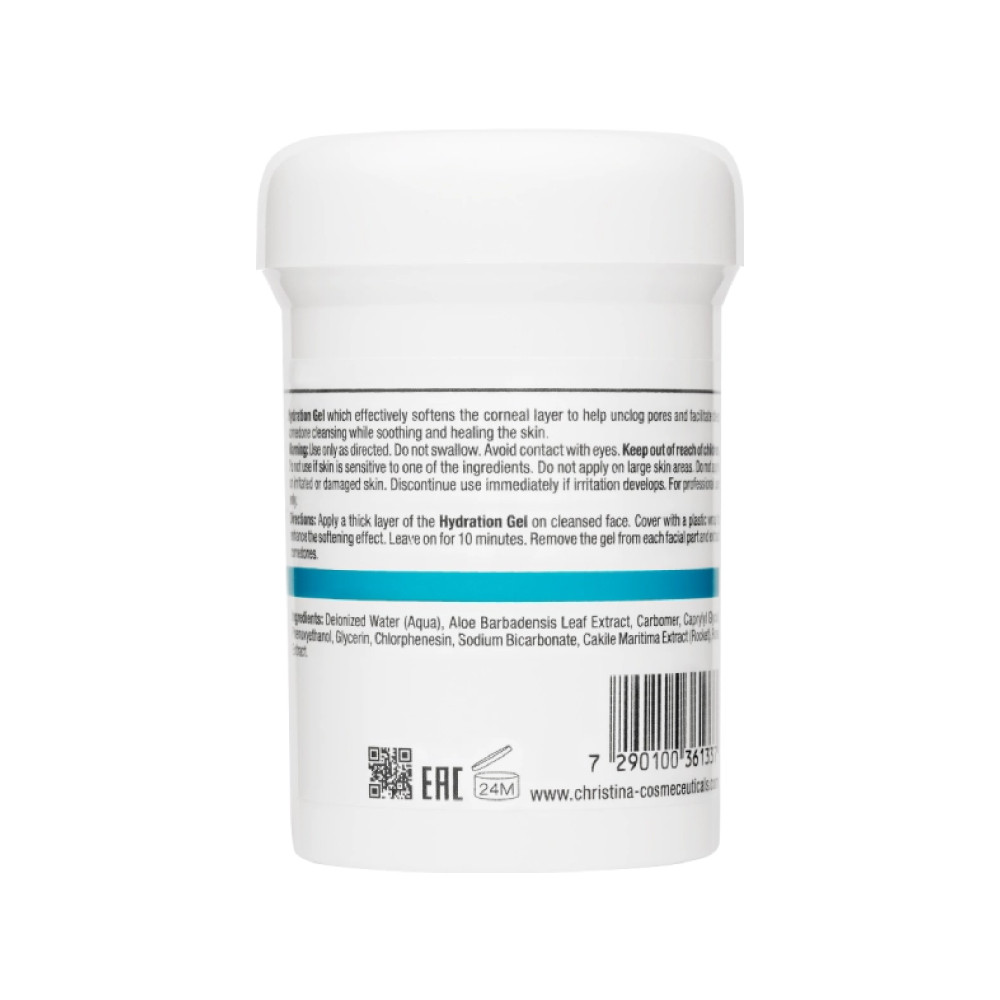 Гель гідруючий для всіх типів шкіри Hydration gel Christina, 250 мл на beauty-prof.com Фото 2 Гель гідруючий для всіх типів шкіри Hydration gel Christina, 250 мл Фото 2