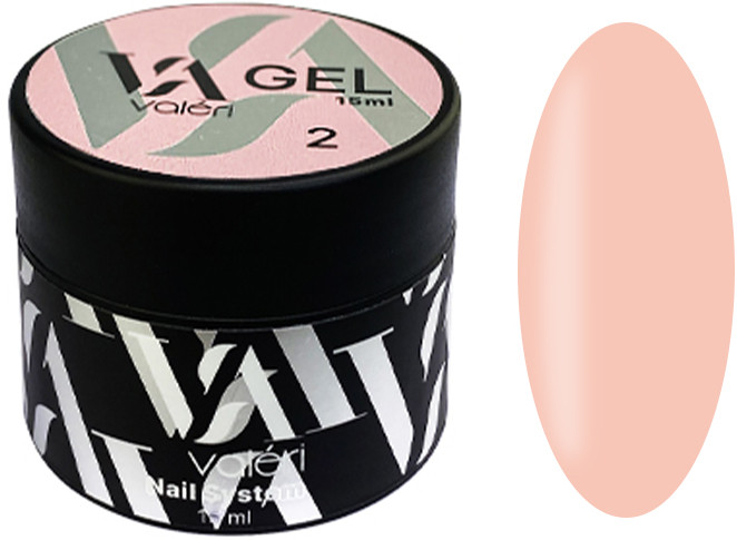 Гель для ногтей Builder Gel 02 Nude Valeri, 15мл