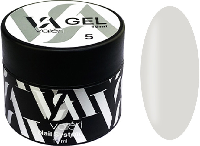 Гель для ногтей Builder Gel 05 Clear Valeri, 15мл