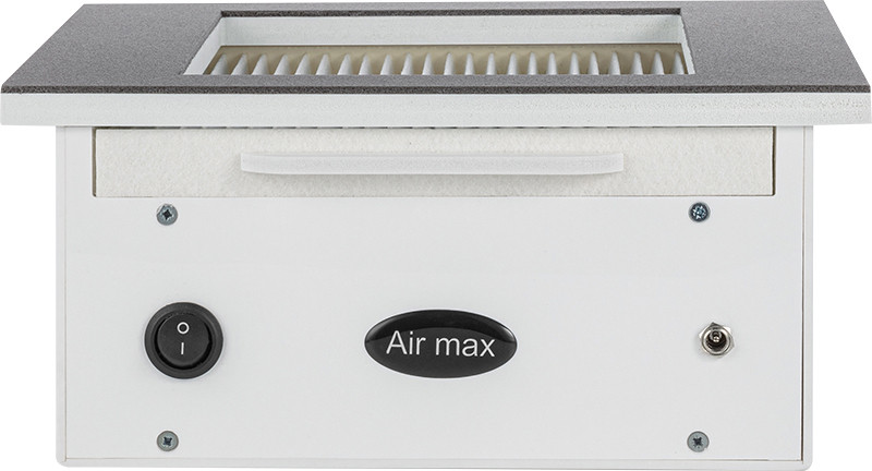 Вбудована витяжка 60 Вт з регулятором швидкості VF 12 Plus Air Max сіра сталь  Фото 2 