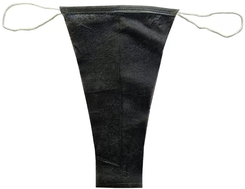 Трусики-стринги s/m черные Monaco, 50 шт