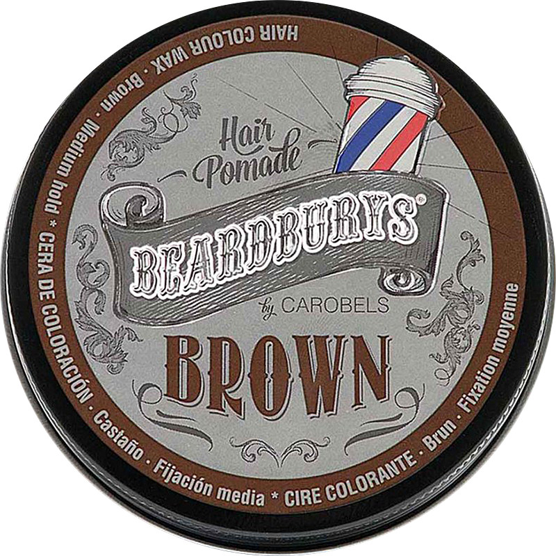 Віск тонуючий з коричневою фарбою Brown Beardburys, 100 мл на beauty-prof.com Віск тонуючий з коричневою фарбою Brown Beardburys, 100 мл