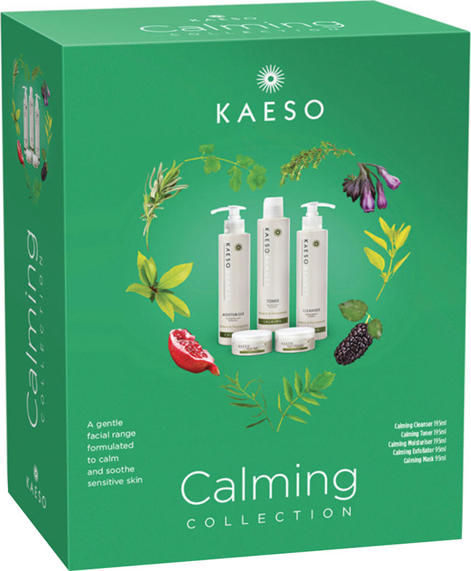 Набір подарунковий для чутливої шкіри Calming Kaeso, (195мл/95мл/95мл/195мл/195мл) на beauty-prof.com Набір подарунковий для чутливої шкіри Calming Kaeso, (195мл/95мл/95мл/195мл/195мл)
