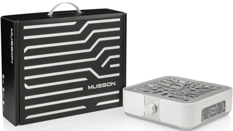 Витяжка для манікюру та педикюру MUSSON X3 SILVER на 72 вт.  Фото 3 