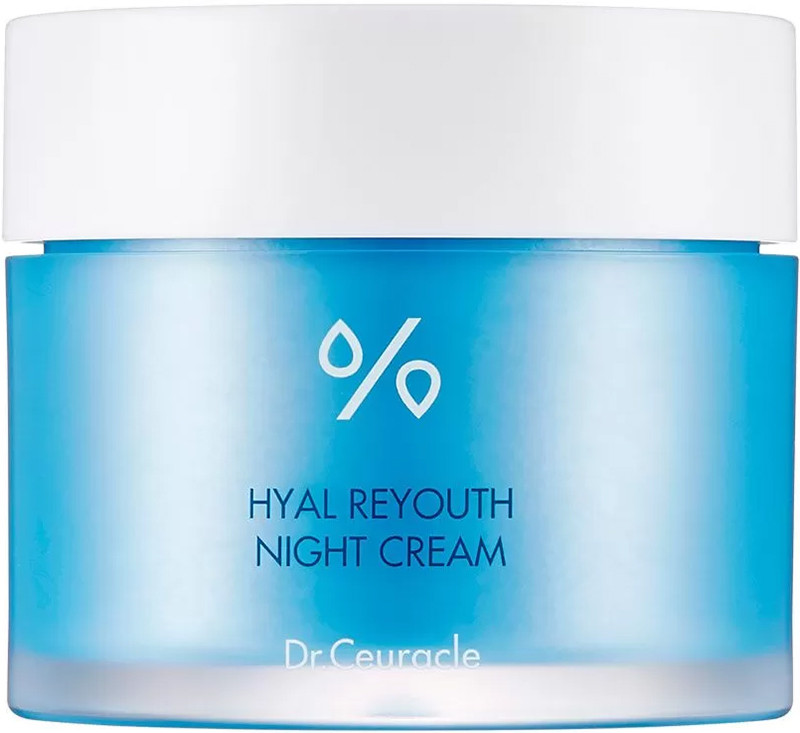 Зволожуючий нічний крем-маска з гіалуроновою кислотою Dr. Ceuracle HYAL REYOUTH NIGHT CREAM, 60 мл