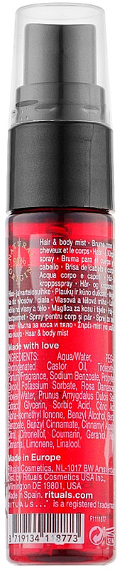 Мист для тела The Ritual of Ayurveda Rituals, 20 мл на beauty-prof.com Фото 2 Мист для тела The Ritual of Ayurveda Rituals, 20 мл Фото 2