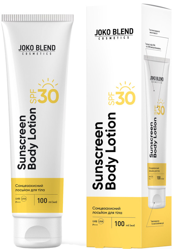 Сонцезахисний лосьйон для тіла SPF 30 Joko Blend, 100 мл  Фото 2 