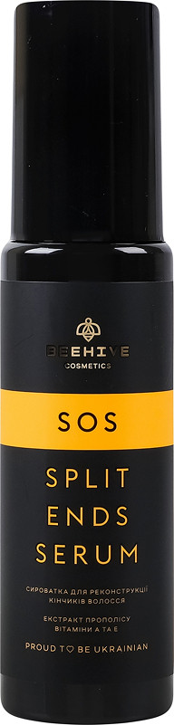 Сироватка для реконструкції кінчиків волосся SOS Split Ends Serum Beehive Cosmetics, 75 мл