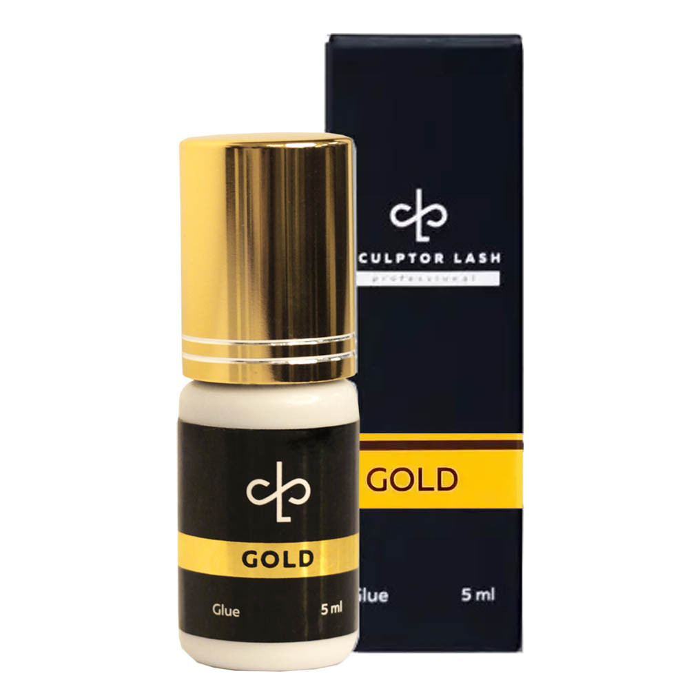 Клей Gold Sculptor Lash зчіпка 0,5-1 сек, об'єм 5 мл на beauty-prof.com Фото 2 Клей Gold Sculptor Lash зчіпка 0,5-1 сек, об'єм 5 мл Фото 2