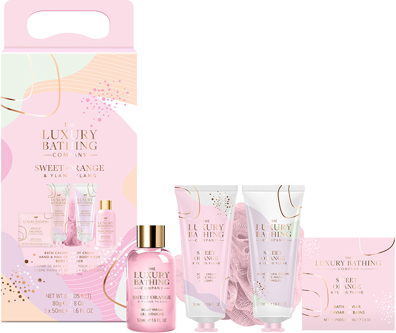 Набір для рук і тіла Ultimate Stacking Treats SOY The luxury bathing, (50мл/50мл/50мл/80г)