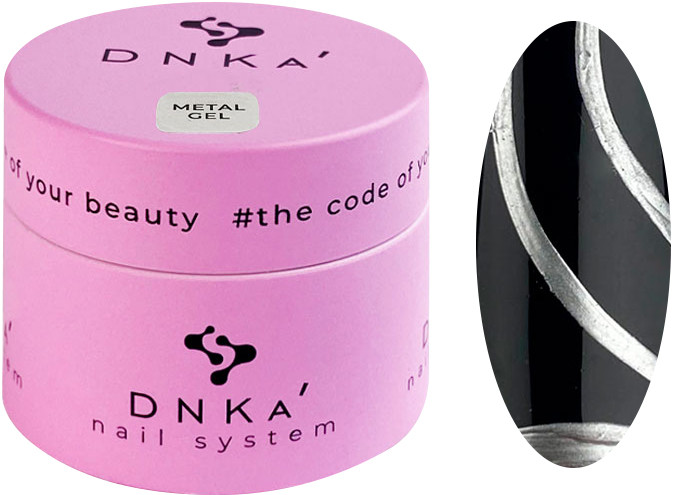Гель-фарба Metal Gel DNKa, 5 мл