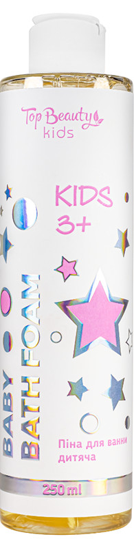 Піна для ванни дитяча вік 3+ Top Beauty, 250 мл