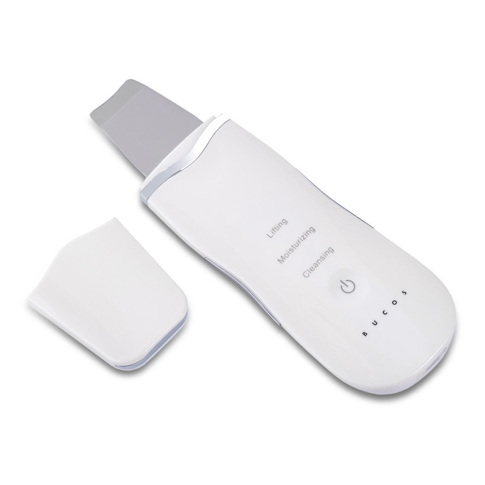 Ультразвуковий іонний очищувач шкіри Sonic Skin Scrubber S1 Bucos (Білий) на beauty-prof.com Фото 2 Ультразвуковий іонний очищувач шкіри Sonic Skin Scrubber S1 Bucos (Білий) Фото 2