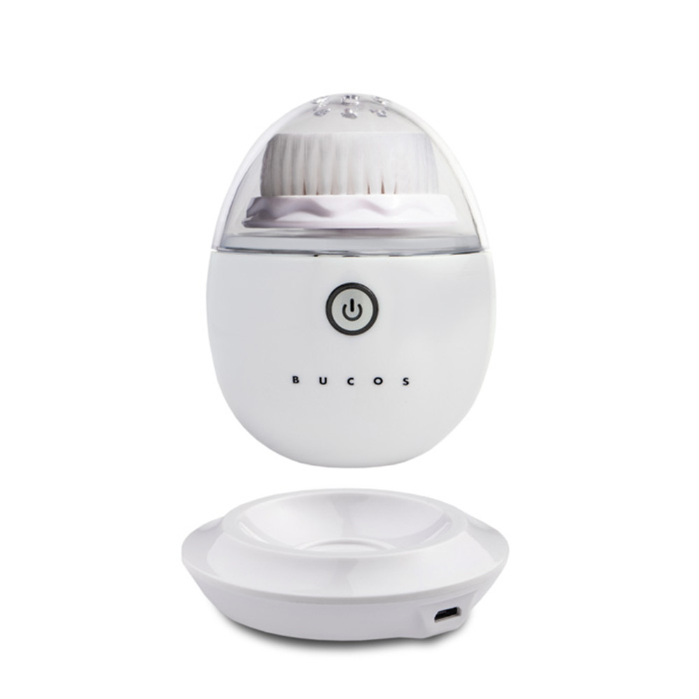 Очищаюча щітка для обличчя Facial Cleansing Brush B1 (Біла) Bucos  Фото 2 