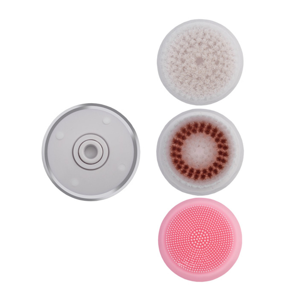 Очищаюча щітка для обличчя Facial Cleansing Brush B1 (Біла) Bucos  Фото 3 