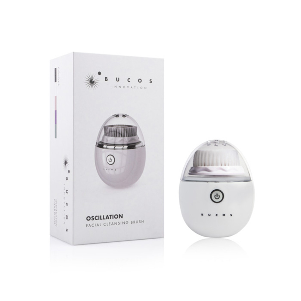 Очищаюча щітка для обличчя Facial Cleansing Brush B1 (Біла) Bucos  Фото 4 