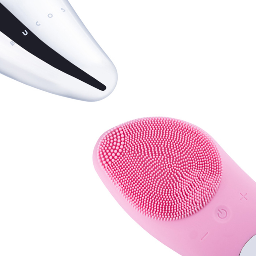 Очищаюча щітка для обличчя Sonic Facial Brush S1 (Пастельно-рожева) Bucos на beauty-prof.com Фото 3 Очищаюча щітка для обличчя Sonic Facial Brush S1 (Пастельно-рожева) Bucos Фото 3
