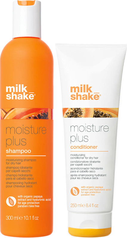 Подарунковий набір Moisture Plus для двох засобів Milk Shake