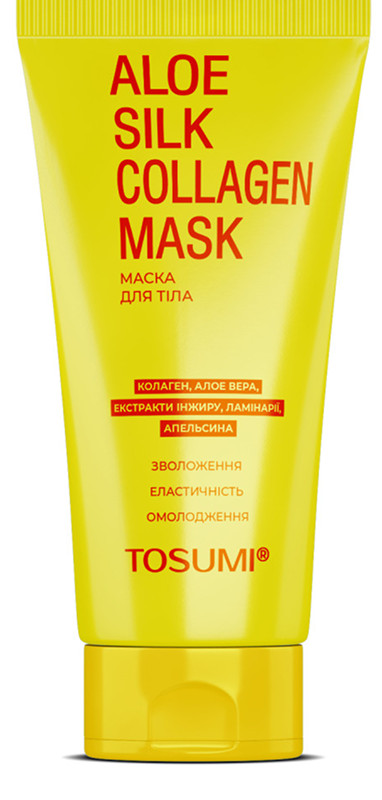 Маска коллагеновая для тела AloeSilk Collagen Mask TOSUMI, 250 мл