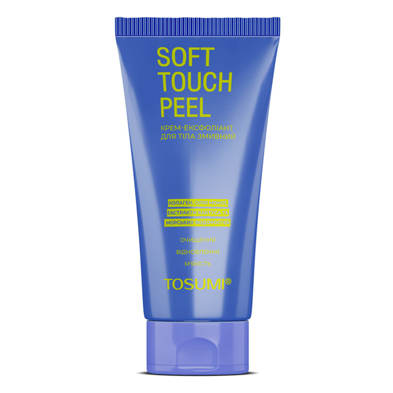 Крем ексфоліант для тіла SoftTouch Peel, змивний TOSUMI, 250 мл