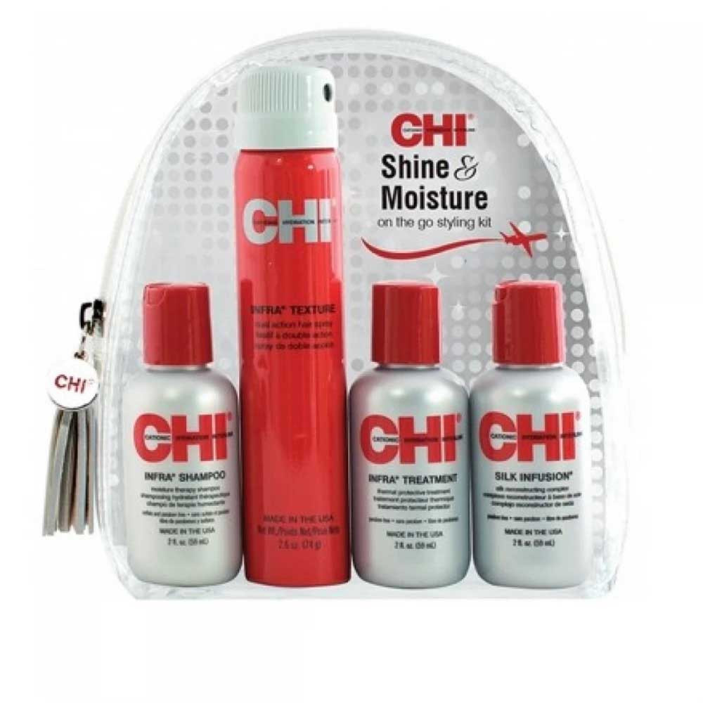 Набір для волосся дорожній CHI Shine & Moisture Travel Kit