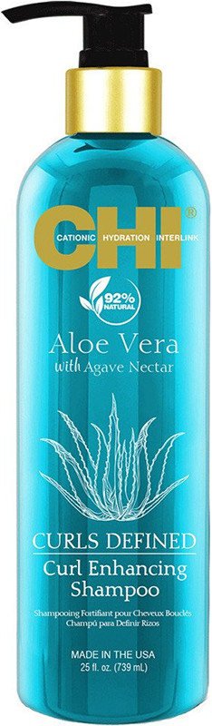 Шампунь для вьющихся волос с алоэ вера  Aloe Vera CHI, 739 мл