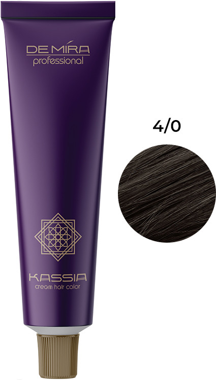 Краска для волос 4/0 DEMIRA Professional KASSIA 90 мл