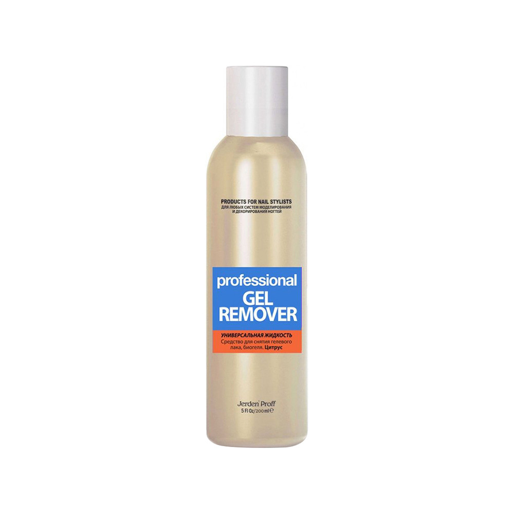 Засіб для зняття гель-лаку (Gel Remover ) Цитрус Jerden PROFF, 200 мл