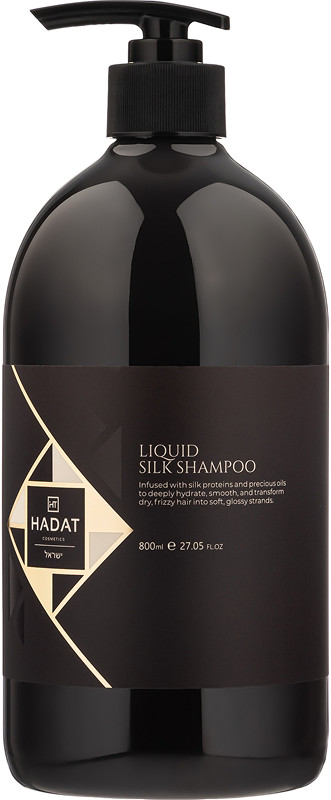 Шампунь для сяйва та блиску волосся "Рідкий Шовк" Liquid Silk Hadat, 800 мл