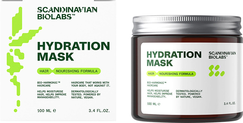 Маска для зволоження волосся Hair Hydration Mask Scandinavian Biolabs, 100 мл на beauty-prof.com Фото 2 Маска для зволоження волосся Hair Hydration Mask Scandinavian Biolabs, 100 мл Фото 2