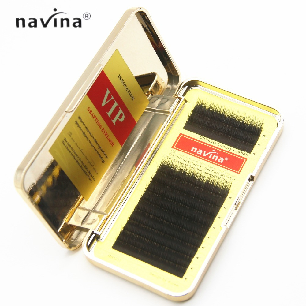 Вії вигин CC 0.07 (12 рядів: 12мм) Navina*