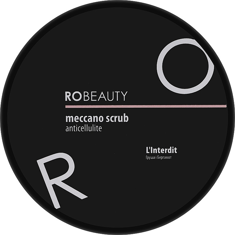 Скраб для тела антицеллюлитный Meccano Scrub Pear and Bergamot RoBeauty, 350 мл  Фото 2 