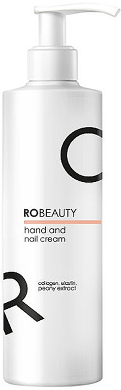 Крем для рук і нігтів з колагеном, еластином та екстрактом півонії RoBeauty, 250 мл