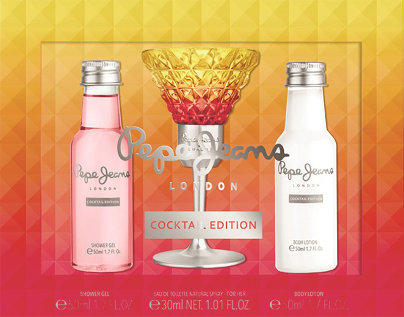 Набір Cocktail Edition Pepe Jeans (туалетна вода для жінок 30 мл + лосьйон для тіла 50 мл + гель для душу 50 мл) 