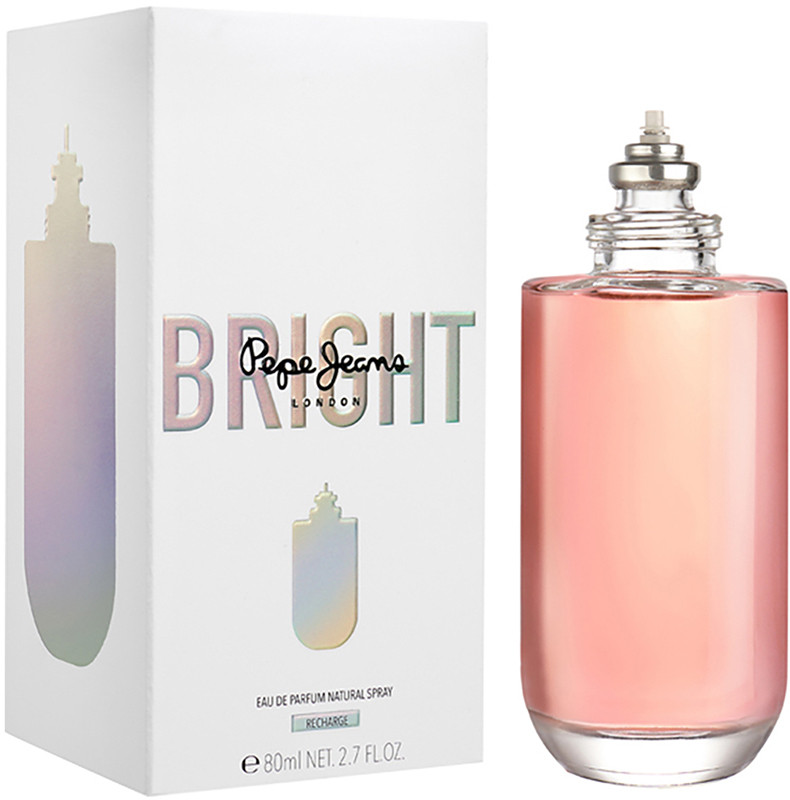 Парфумована вода для жінок Bright Pepe Jeans, змінний блок, 80 мл на beauty-prof.com Фото 2 Парфумована вода для жінок Bright Pepe Jeans, змінний блок, 80 мл Фото 2